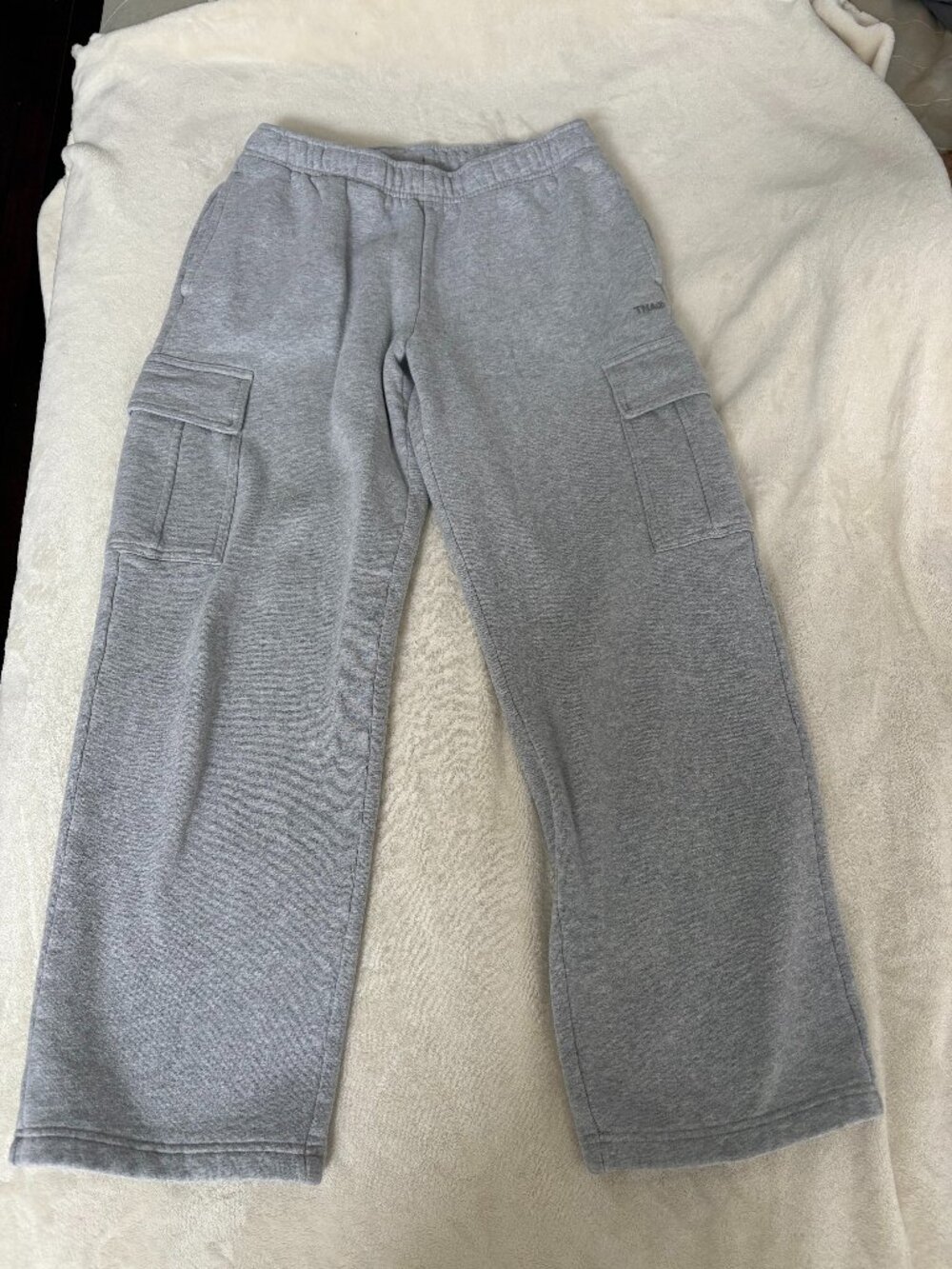Aritzia TNA Sweatfleece Cozy Fleece Mega Fit Size Small Color Gray